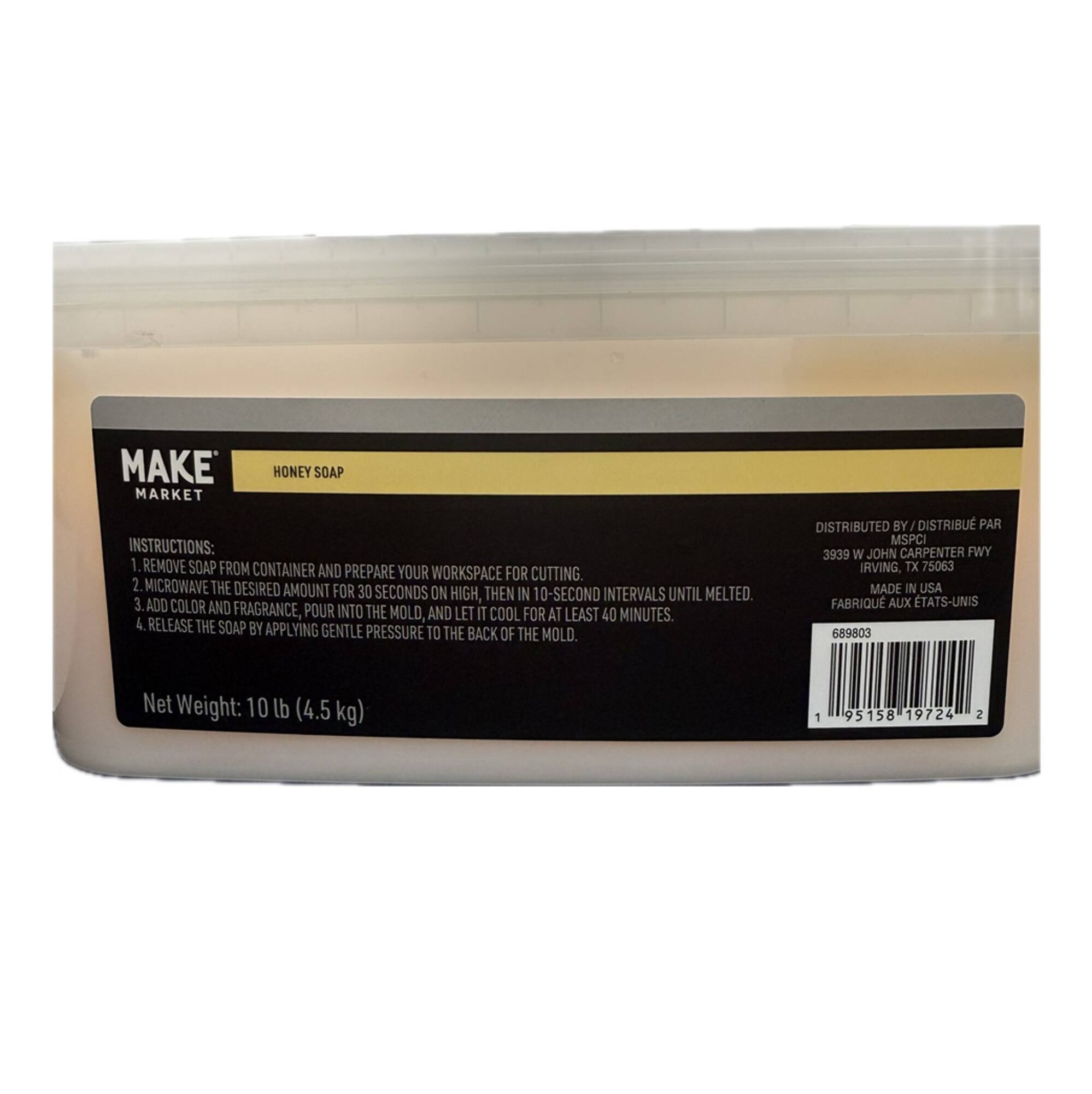 10lb. Honey Soap Base. by Make Market®